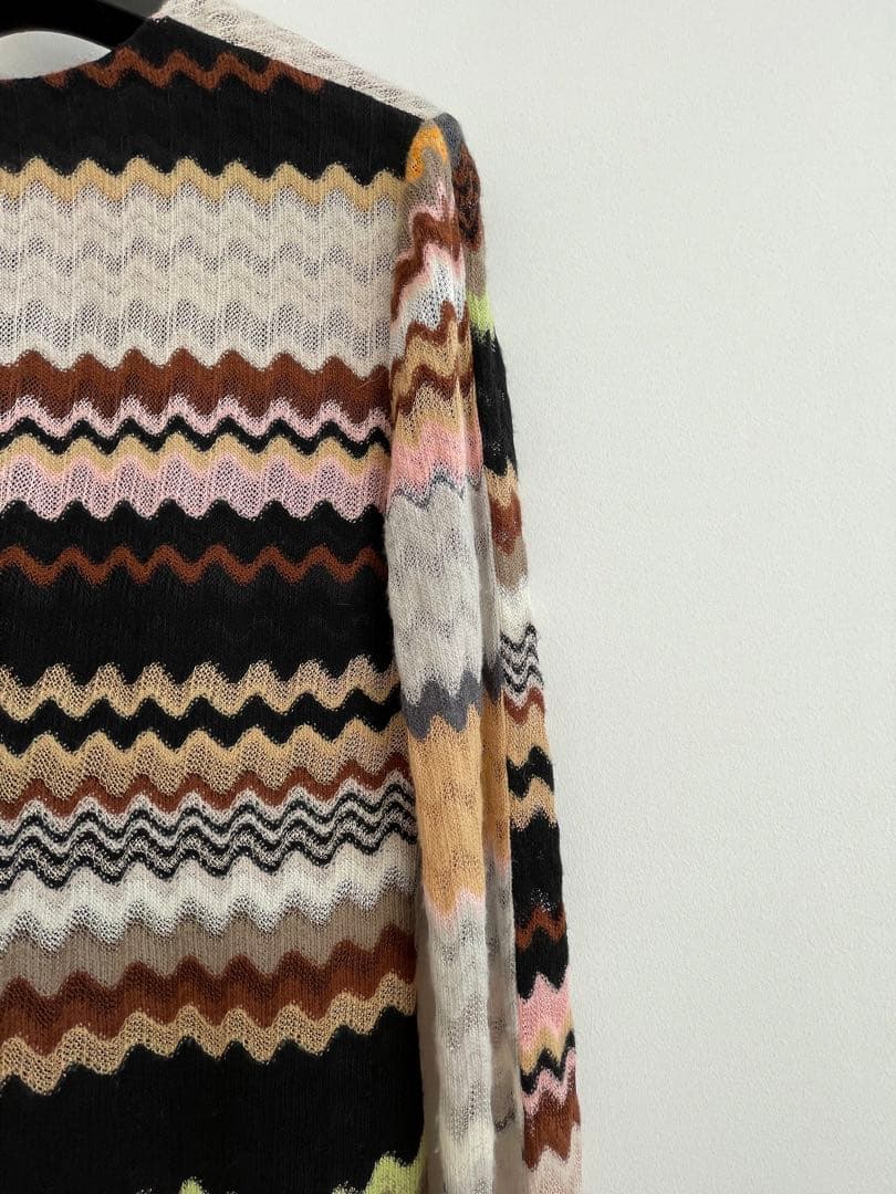 Missoniオレンジタグ長袖ワンピース