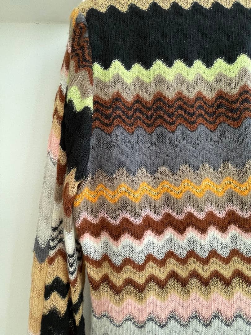 Missoniオレンジタグ長袖ワンピース