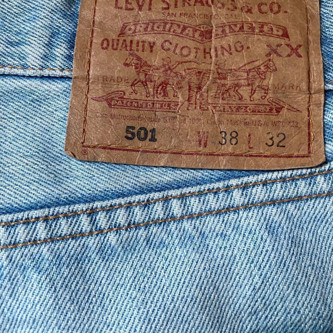 90s USA製Levis501 ワイドストレートデニム ヴィンテージ W38