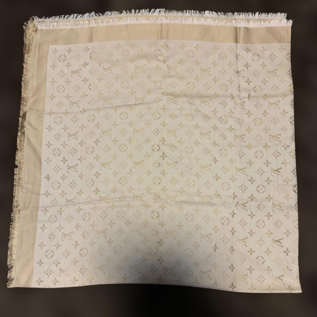 【美品】Louis Vuitton ベージュ ストール