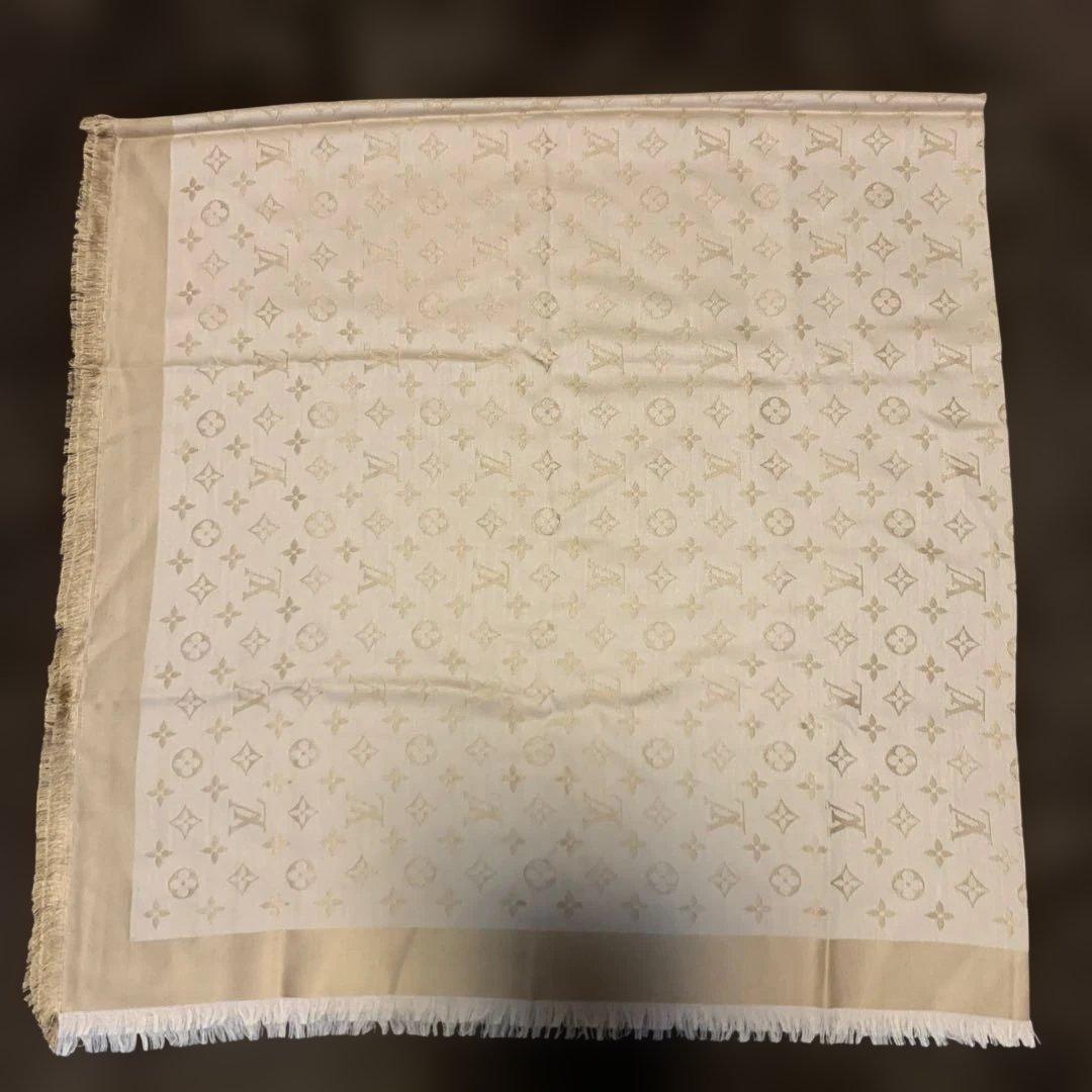 【美品】Louis Vuitton ベージュ ストール