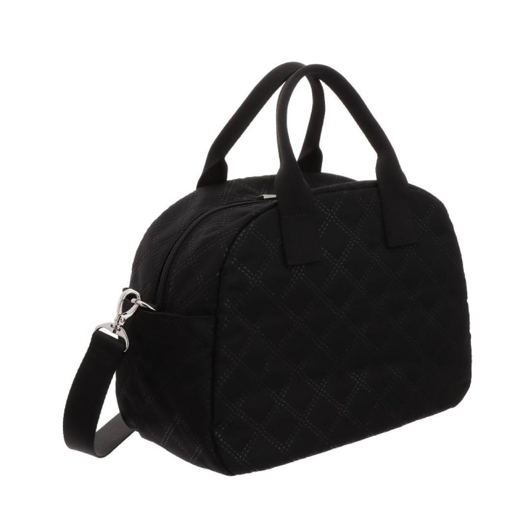 MARYQUANT ピンソニックキルトデイジー 2WAYトート 黒 ブラック