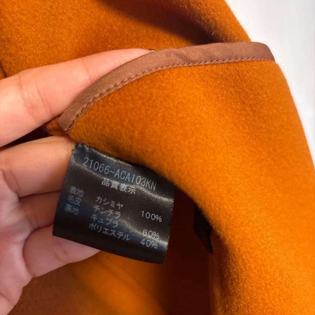 FOXEY BOUTIQUE チンチラ付きカシミヤ100%ロングコート