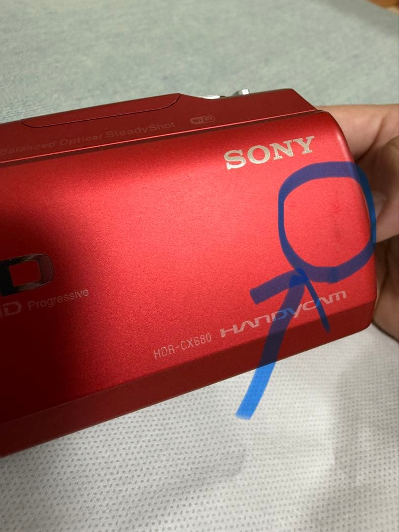 SONY HDR-CX680 レッド ビデオカメラ 本体