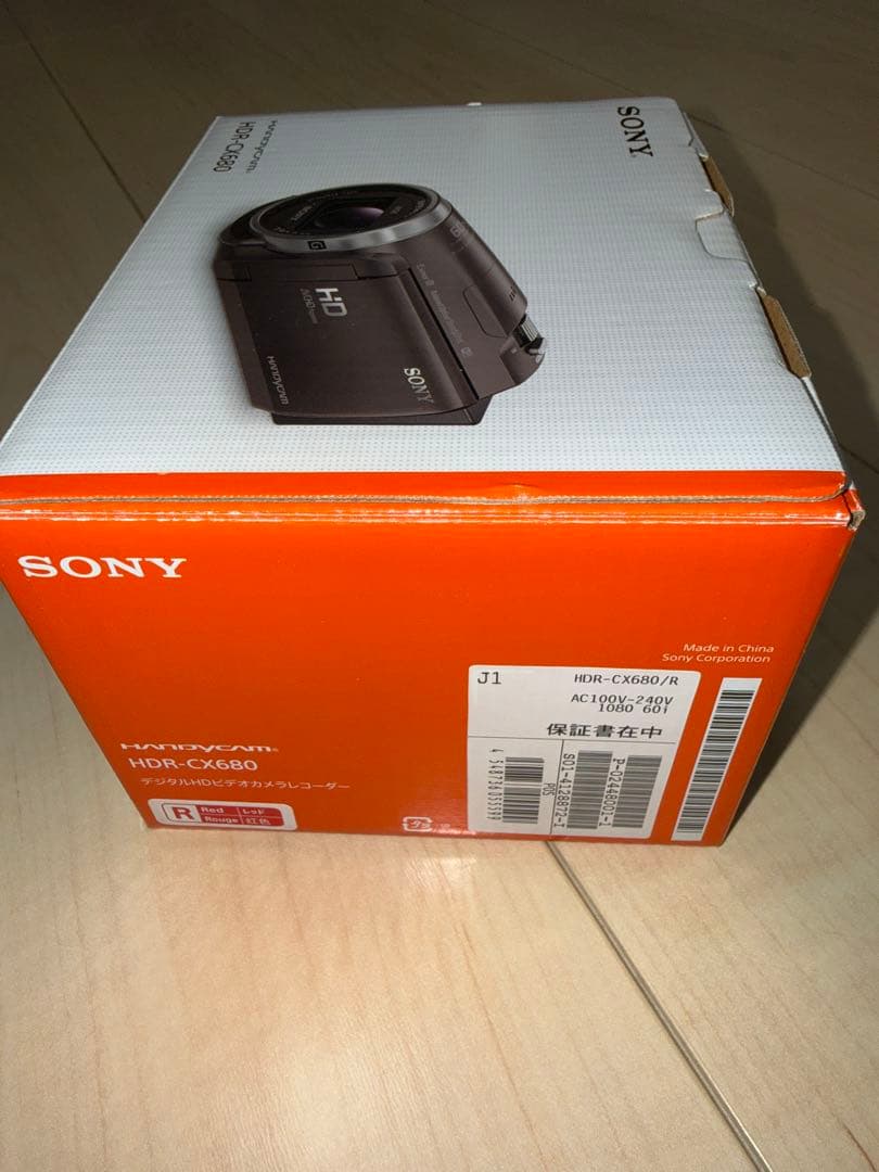 SONY HDR-CX680 レッド ビデオカメラ 本体