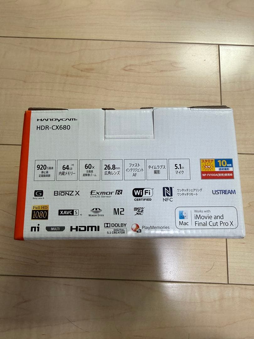 SONY HDR-CX680 レッド ビデオカメラ 本体