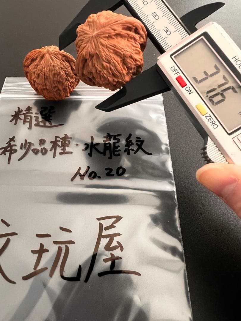 遊び胡桃 精選 希少品種 水龍紋No.19くるみ 趣味健康グッズ コレクション