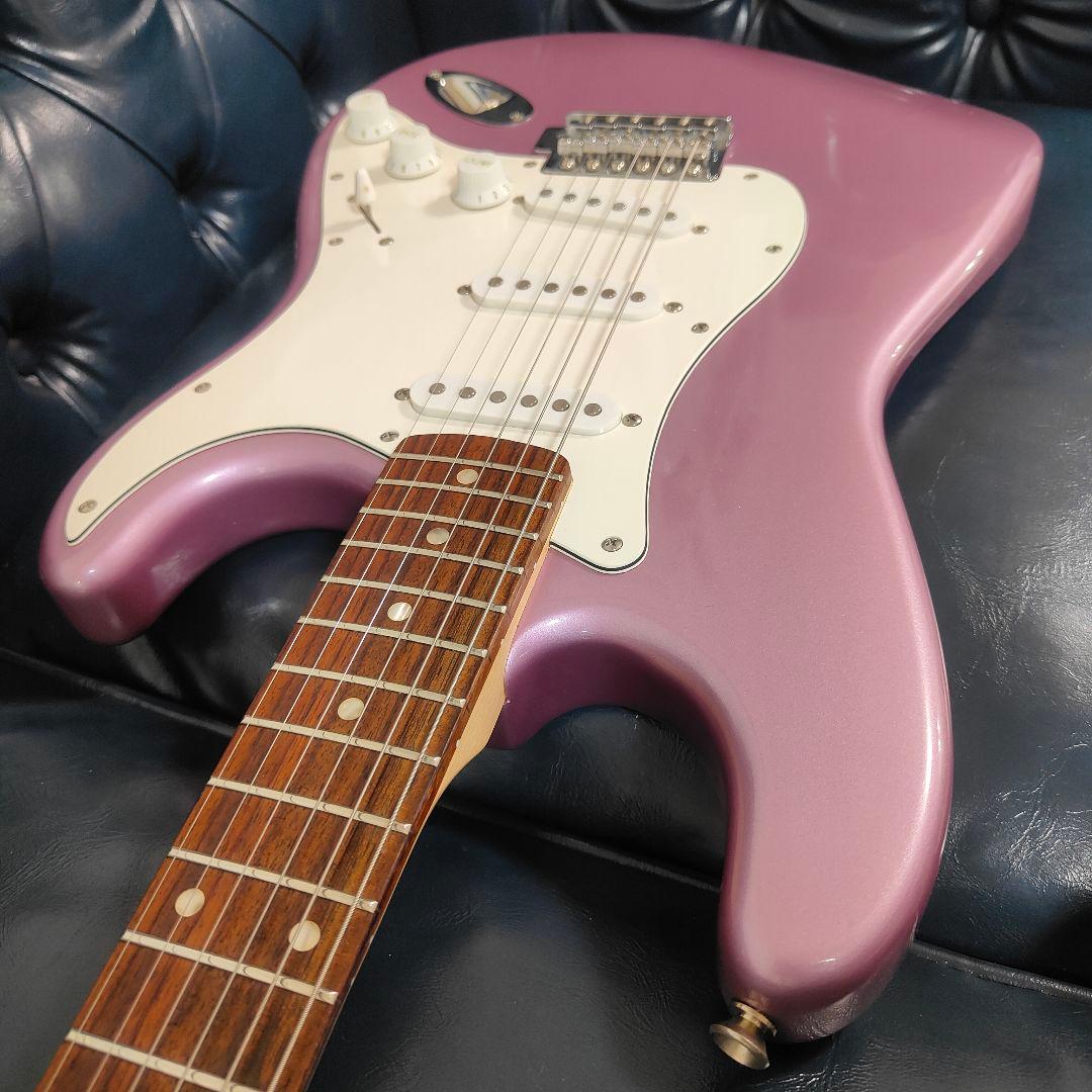 【美品】Squier Fenderストラト バーガンディミスト レアカラー