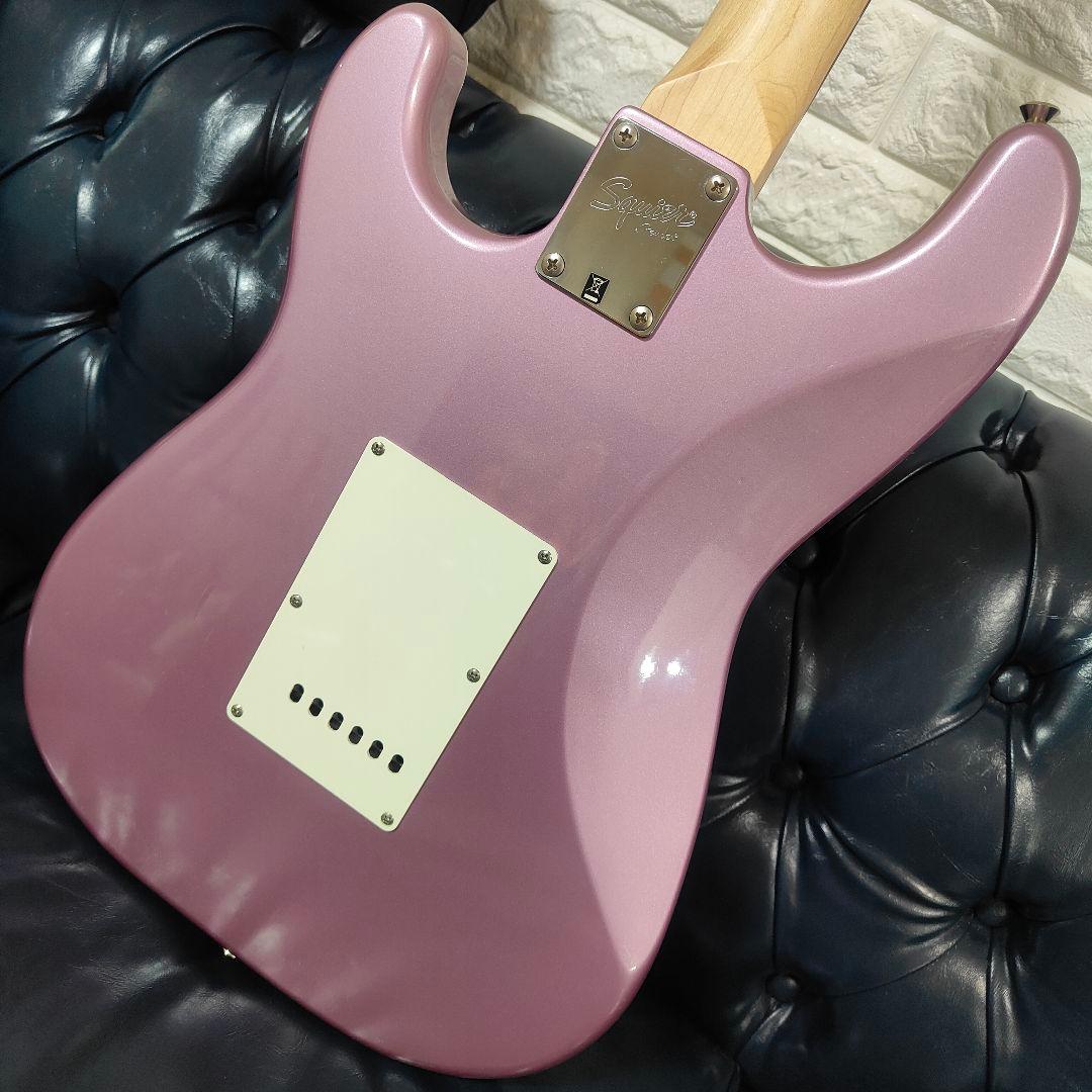 【美品】Squier Fenderストラト バーガンディミスト レアカラー