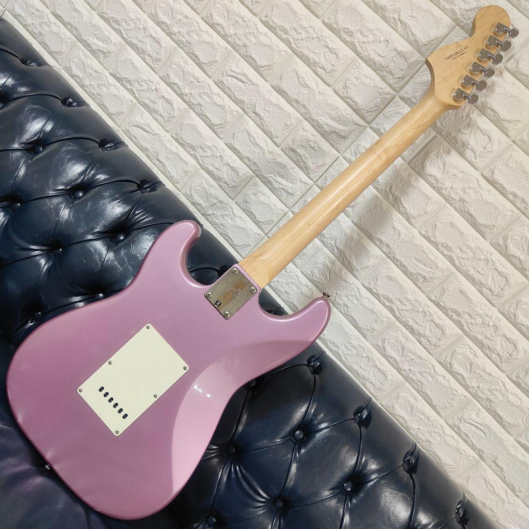 【美品】Squier Fenderストラト バーガンディミスト レアカラー