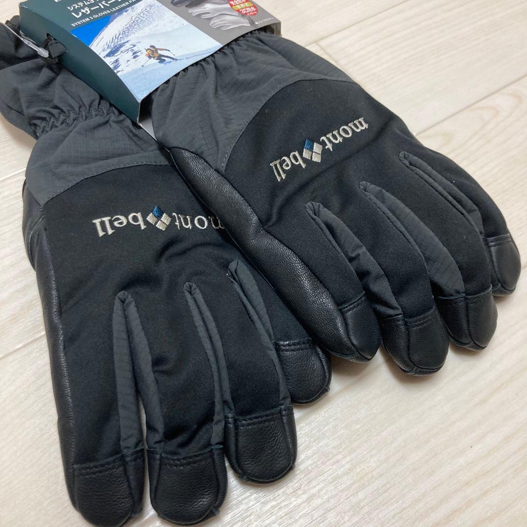 小物 mont-bell SYSTEM 3 GLOVES LEATHER PALM