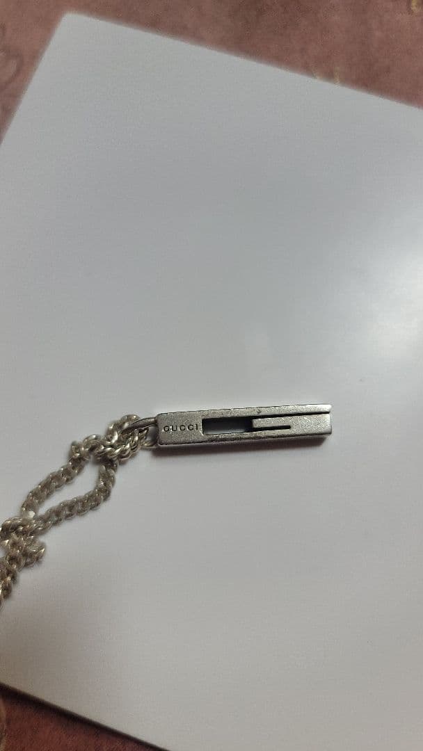 GUCCI シルバー チェーンネックレス Ag925