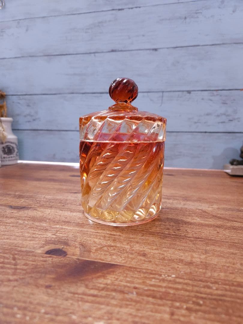 オールドバカラ BACCARAT バンブー ローズ ボンボニエール 蓋付き