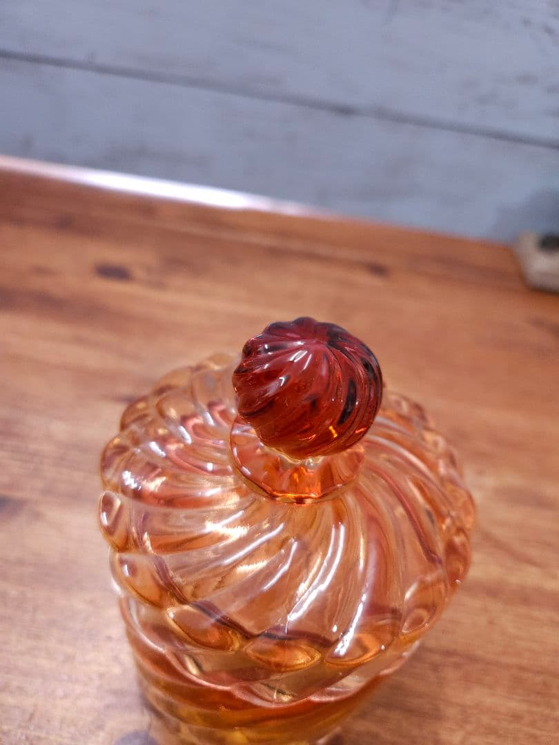 オールドバカラ BACCARAT バンブー ローズ ボンボニエール 蓋付き