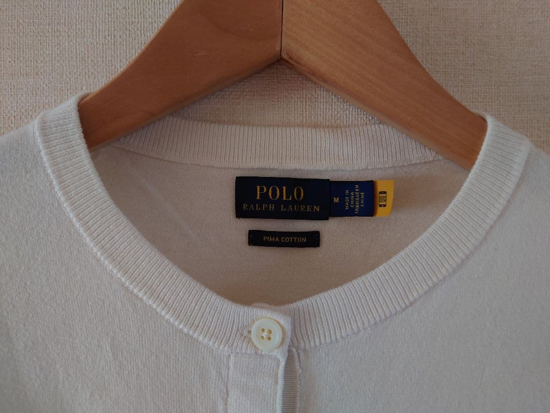 POLO RALPH LAUREN　ポロラルフローレン　ピマコットンカーディガン