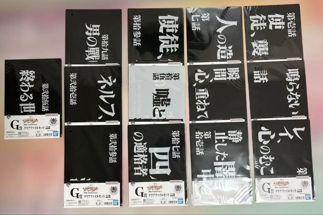 一番くじ 新世紀エヴァンゲリオン G賞 クリアファイルセット（全13種）