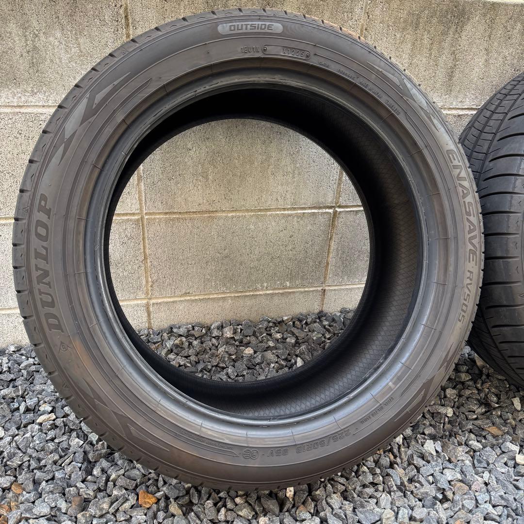 広島 DUNLOP 18インチ 225/50R18 タイヤ RV505