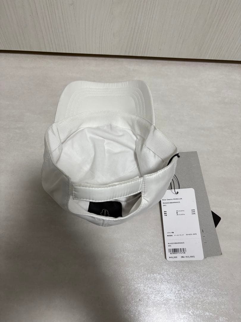 リックオウエンス　モンクレール　キャップ　国内正規品