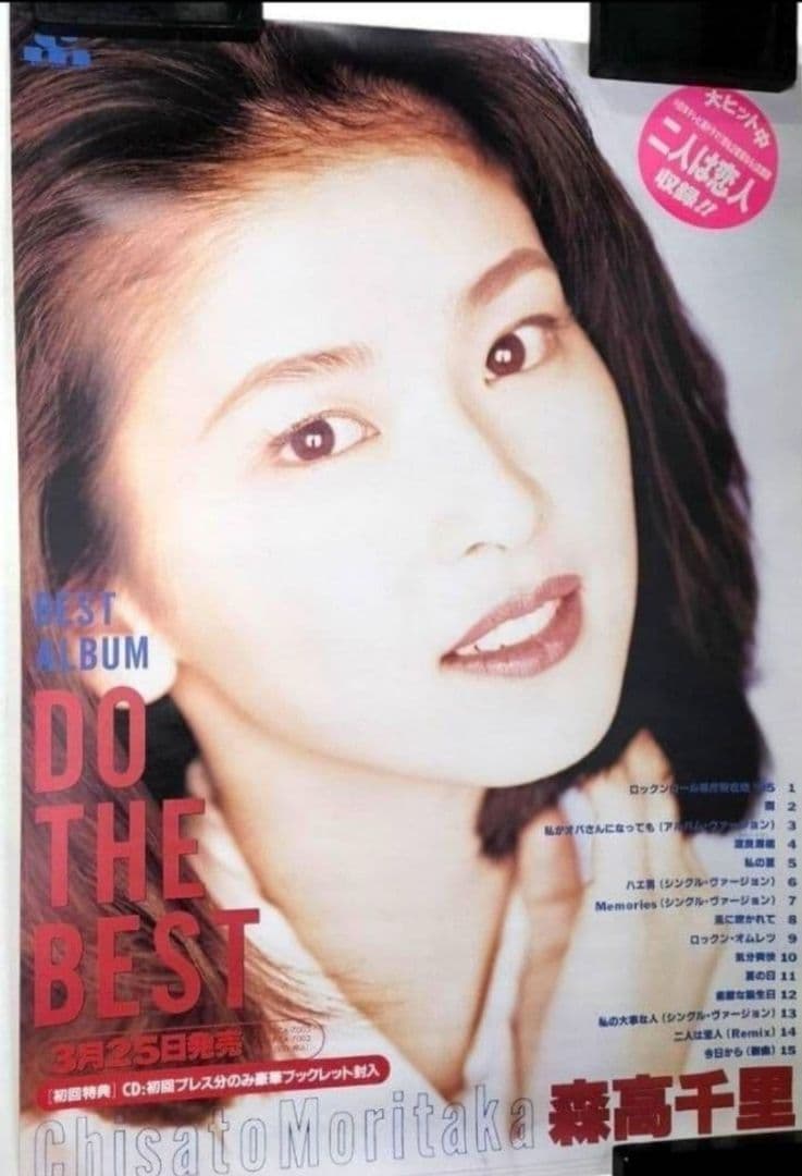 【ラスト】森高千里『DO THE BEST』『ハエ男』 ポスター 2枚セット