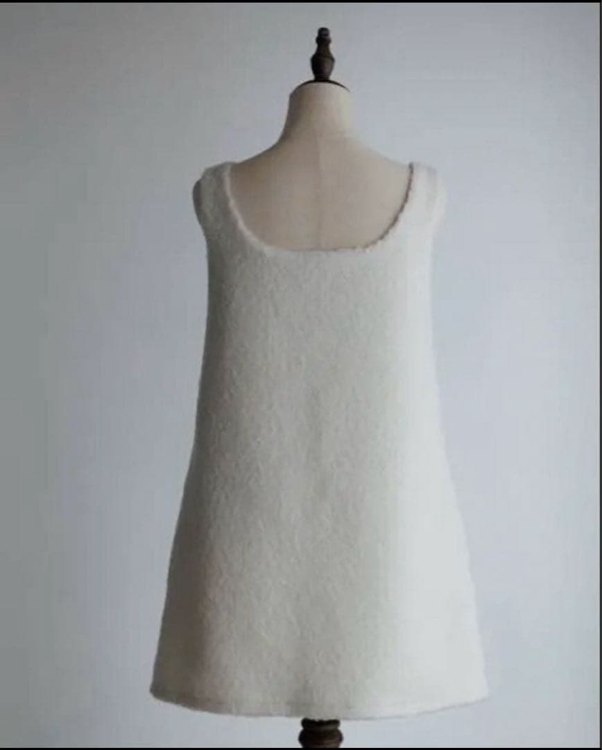 pois square poodle onepiece ホワイト　新品未使用