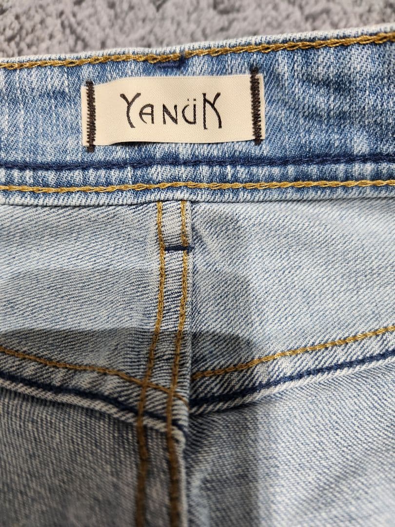 YANÜK ルーズストレートデニム