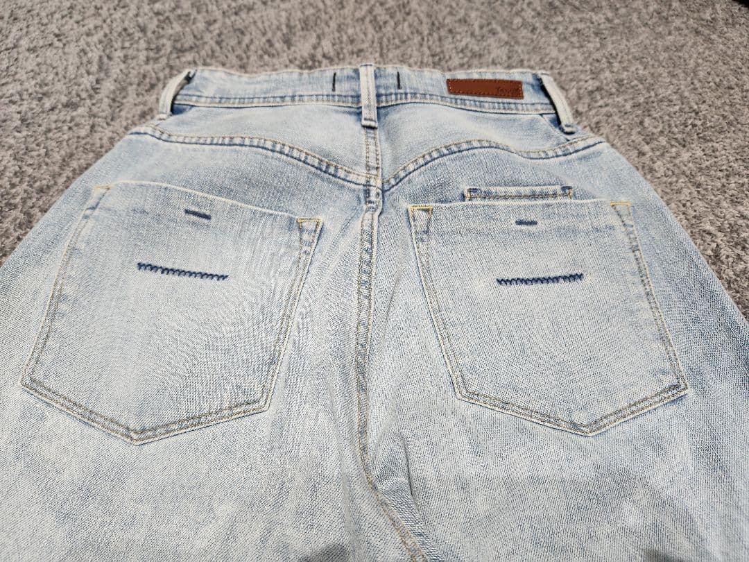 YANÜK ルーズストレートデニム