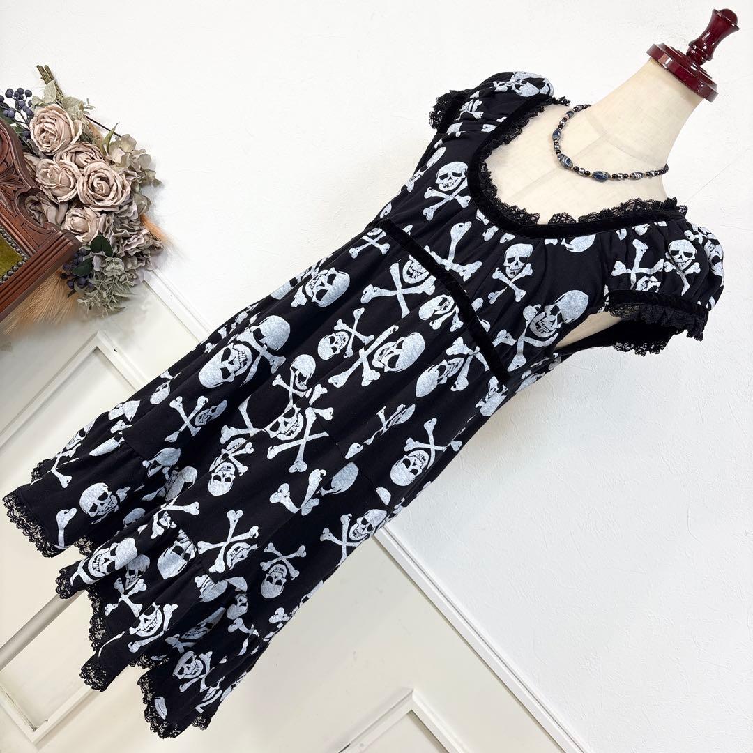 C新品　SUPER LOVERS スカル　ワンピース