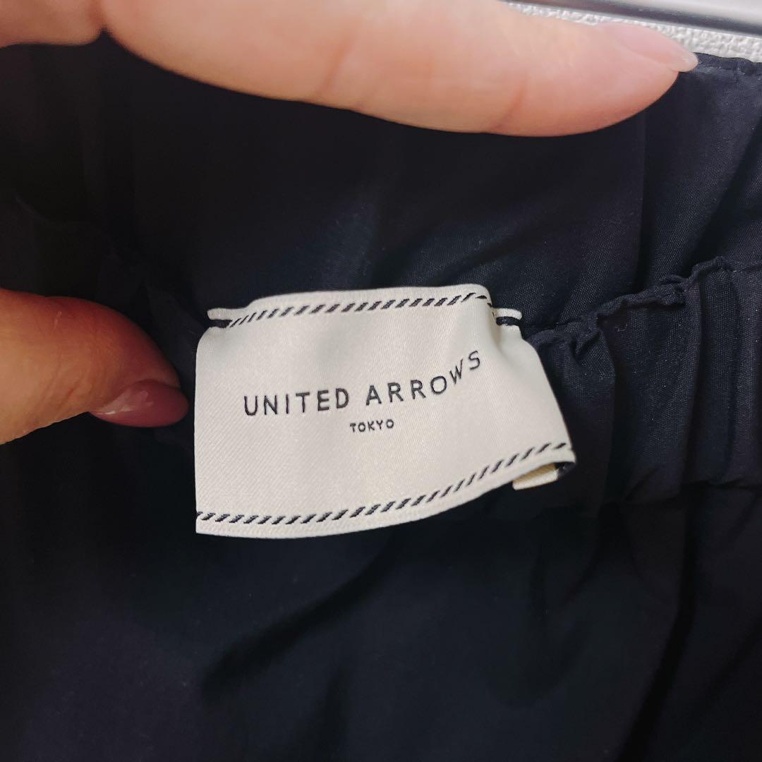 タグ付き♡UNITED ARROWS　ティアードスカート　ブラック