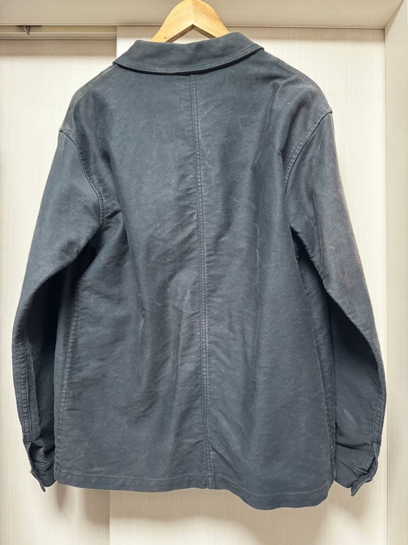 ジャケット・アウター ~40s Doublebreast Black Moleskin Jacket