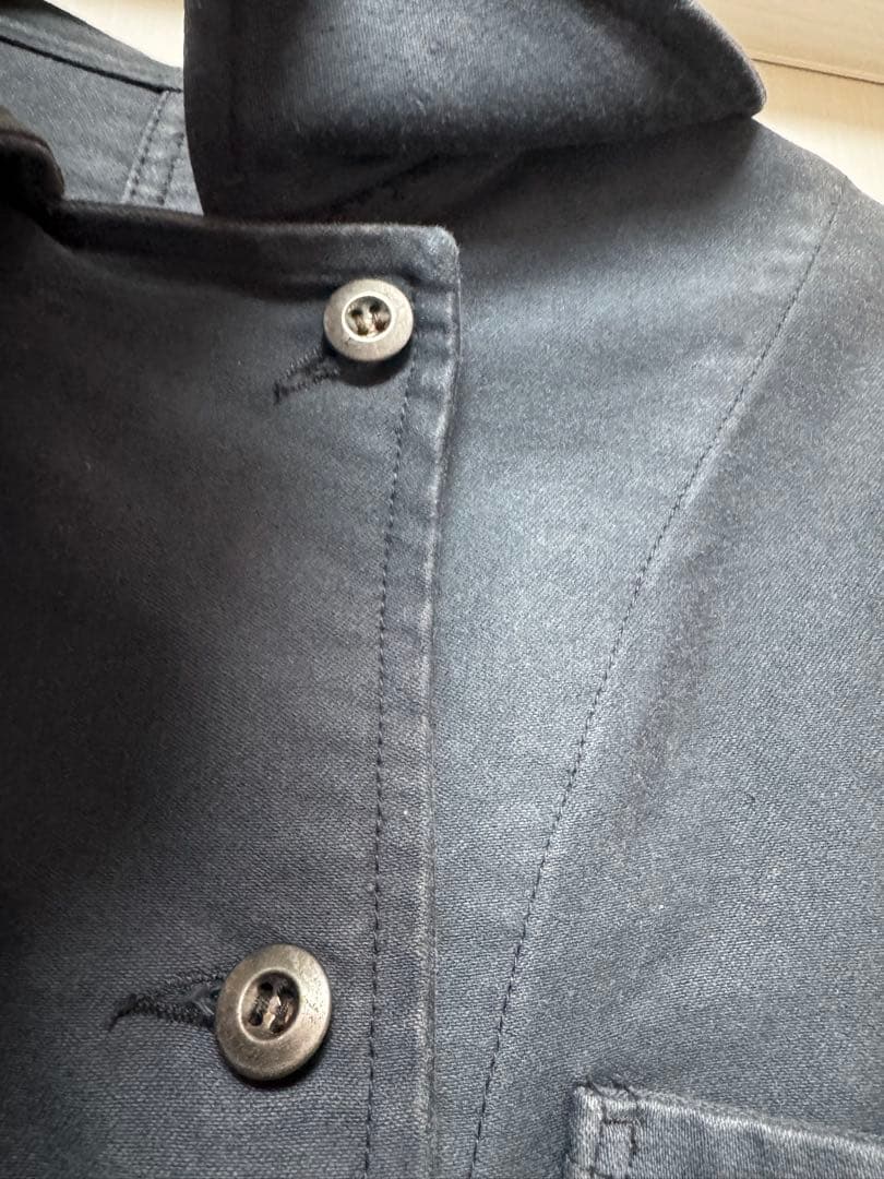 ジャケット・アウター ~40s Doublebreast Black Moleskin Jacket