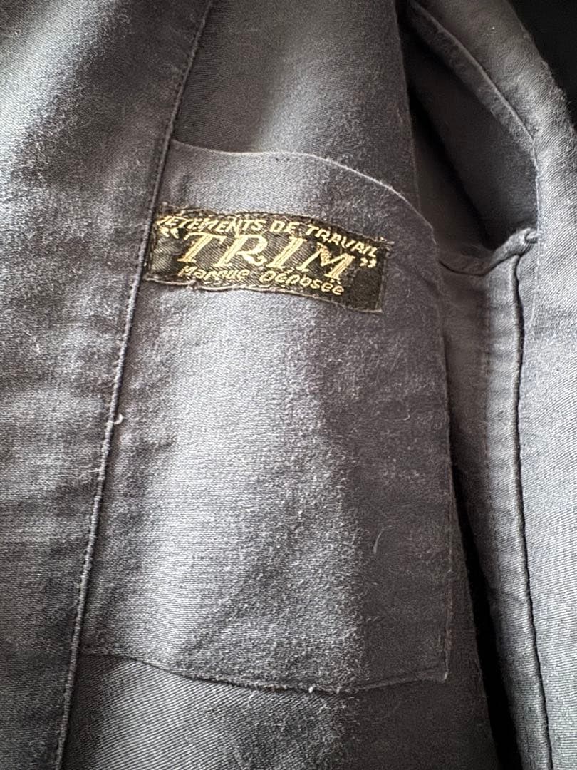 ジャケット・アウター ~40s Doublebreast Black Moleskin Jacket