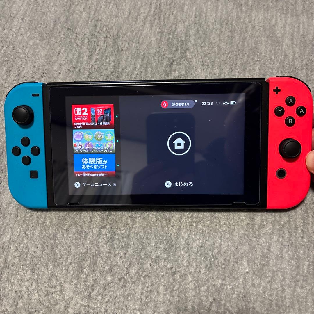 Nintendo Switch 本体 ネオン　純正付属品有り