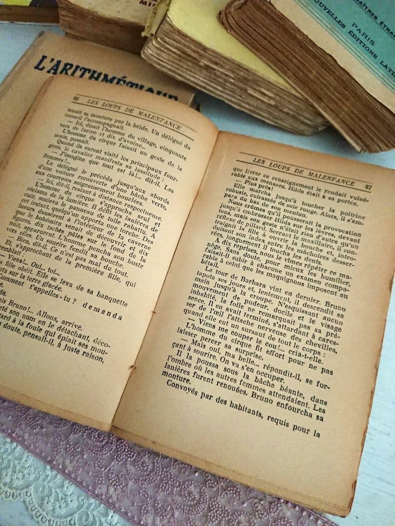 【1.7kgまとめ売り】古書 洋書 フランス語