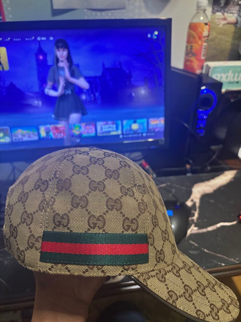 Gucci GGモノグラム ベースボールキャップ