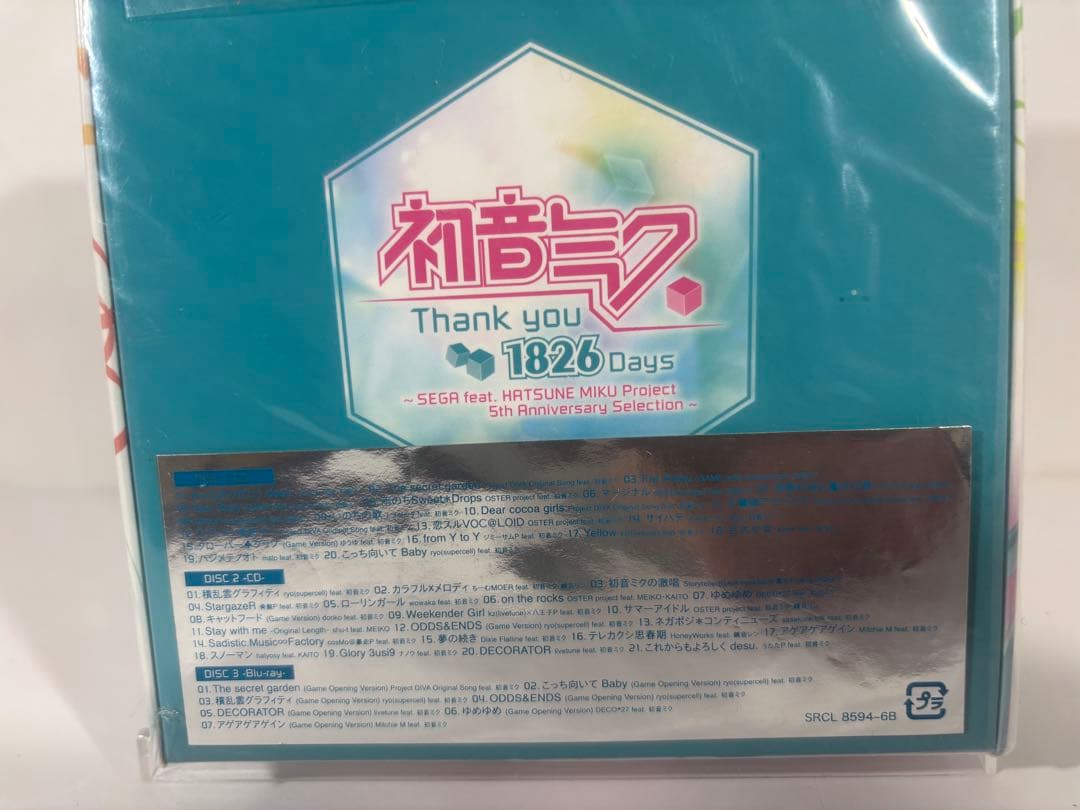 【未開封品】初音ミク Thank you 1826 Days 初回生産限定盤特典