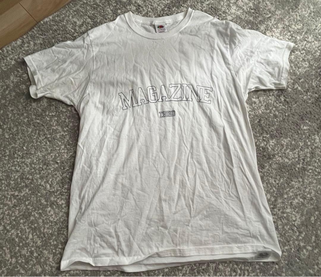 THIRD MAGAZINE フルーツオブザルーム Tシャツ　白　グレー