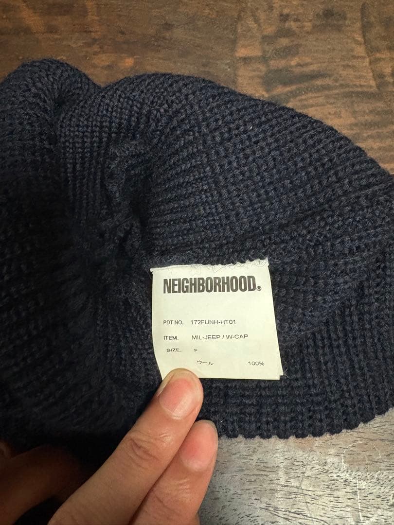 NEIGHBORHOOD MIL-REP BEANIE ネイビー