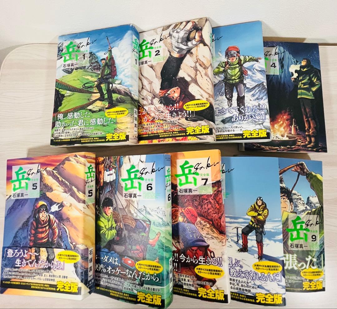岳 完全版 全巻セット 1-9巻 石塚 真一