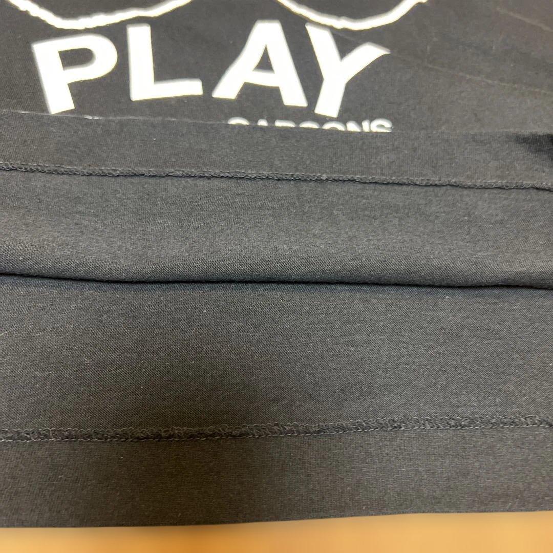 PLAY COMME des GARÇONS 黒 Tシャツ L