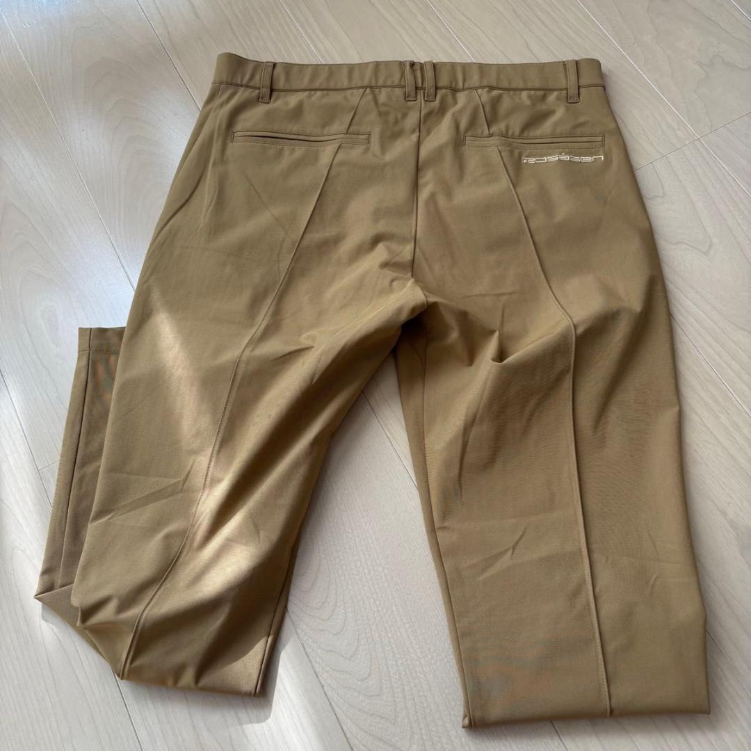 ロサーセン　メンズ　ストレッチゴルフパンツ ベージュ　定価16500円