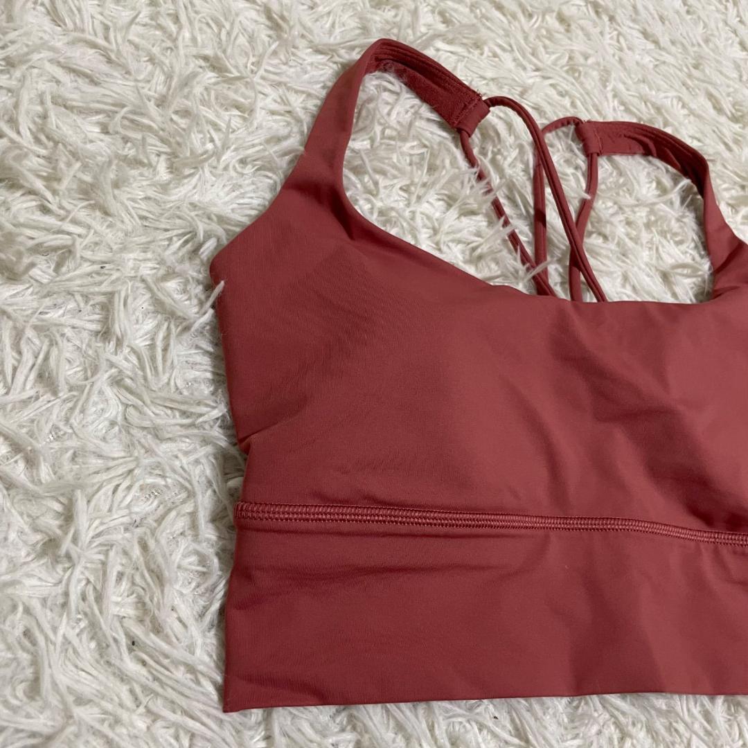 美品✨ルルレモン ヨガウェア 上下 セットアップ オレンジ