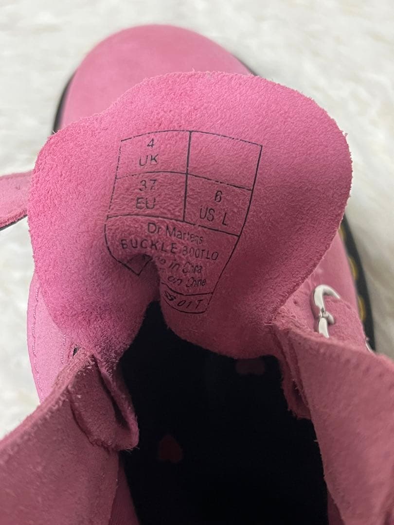Dr.Martens x Lazy Oaf コラボ PINK SUEDE UK4