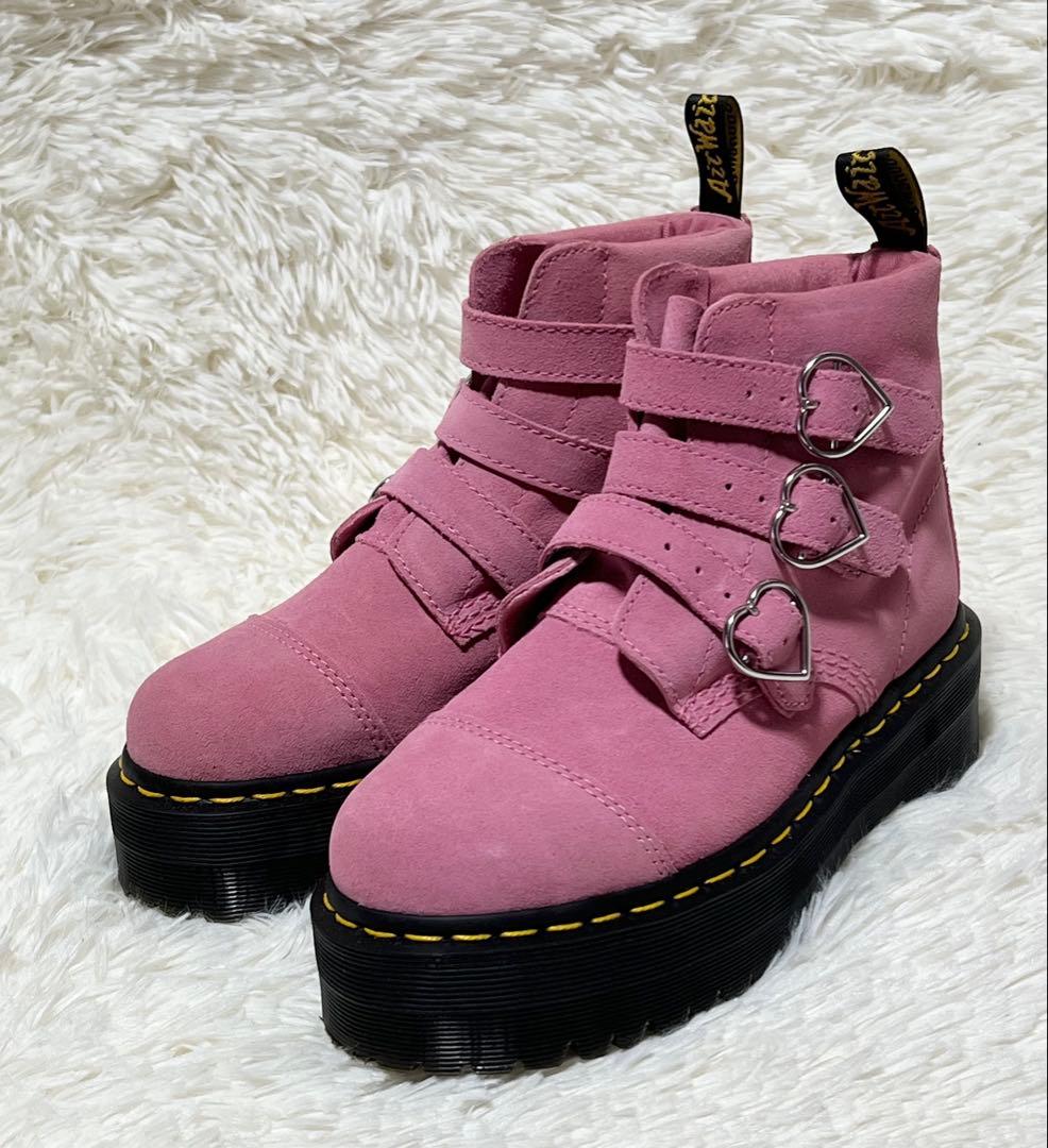 Dr.Martens x Lazy Oaf コラボ PINK SUEDE UK4