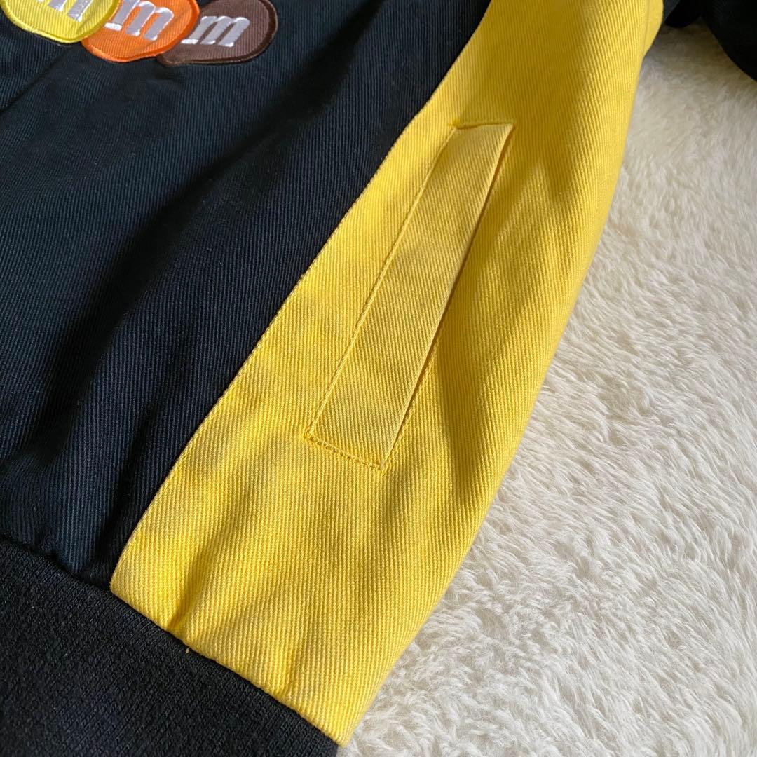 NASCAR m&m's レーシングジャケット　刺繍ロゴ　スポンサー　黒　XL