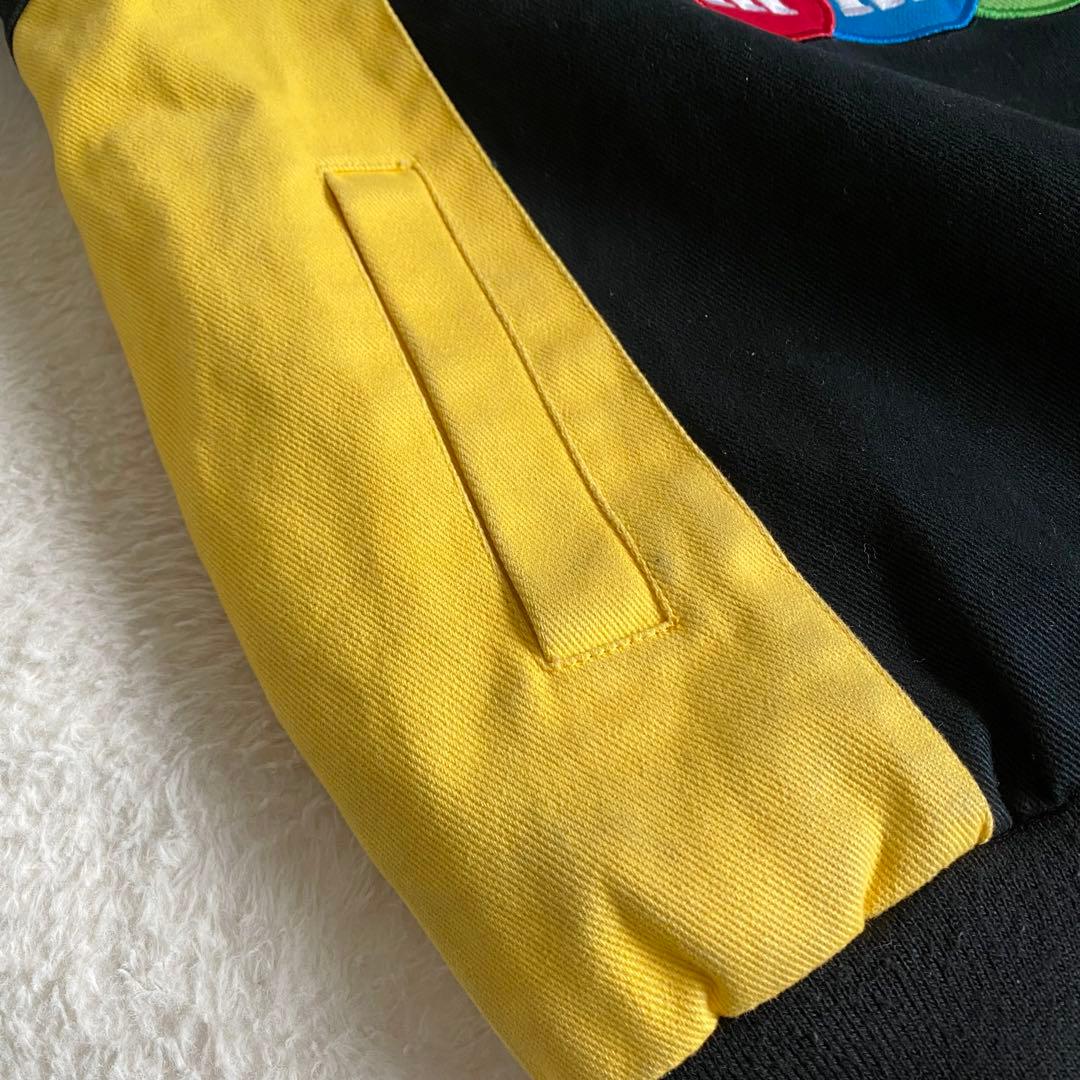 NASCAR m&m's レーシングジャケット　刺繍ロゴ　スポンサー　黒　XL
