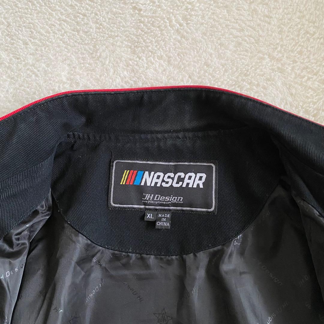 NASCAR m&m's レーシングジャケット　刺繍ロゴ　スポンサー　黒　XL