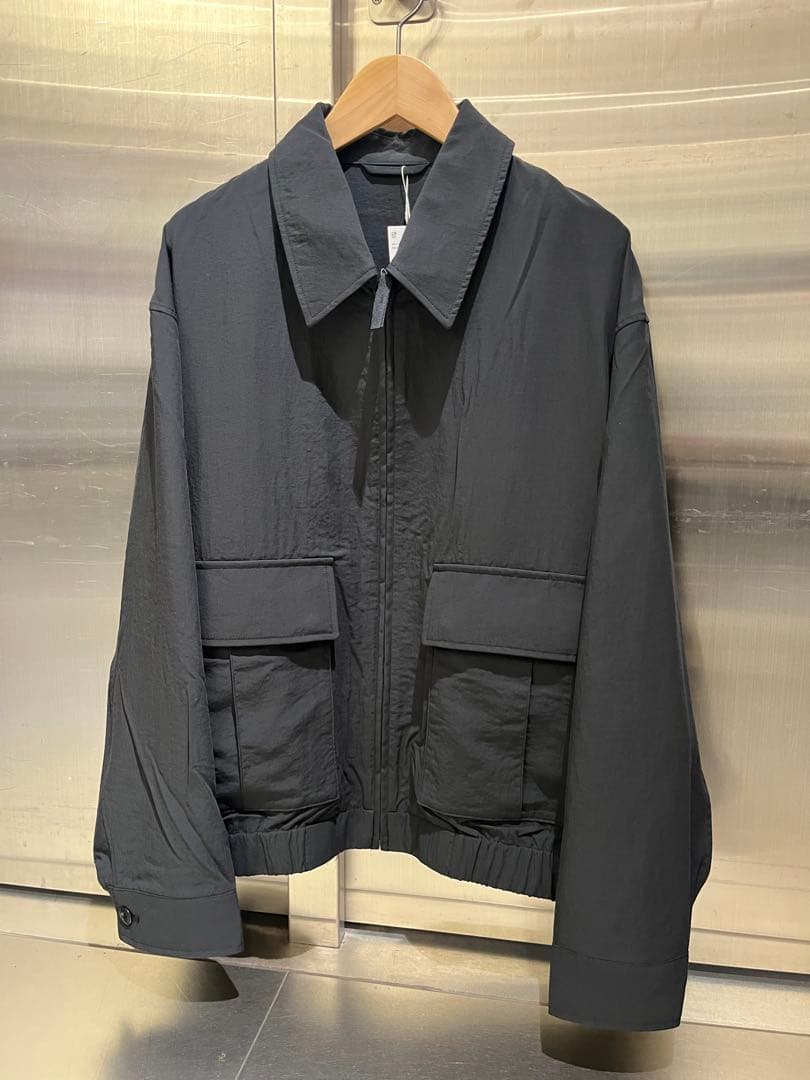 【新品】UNIQLO U ショートブルゾン ブラック L