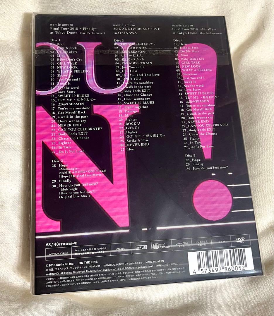安室奈美恵 Final Tour 2018 DVD 5枚組