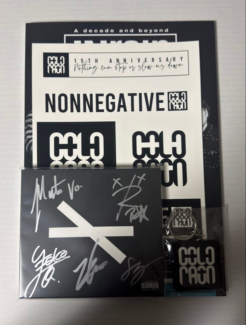 新品同様Nonnegative超初回限定盤メガジャケ付直筆サインcoldrain