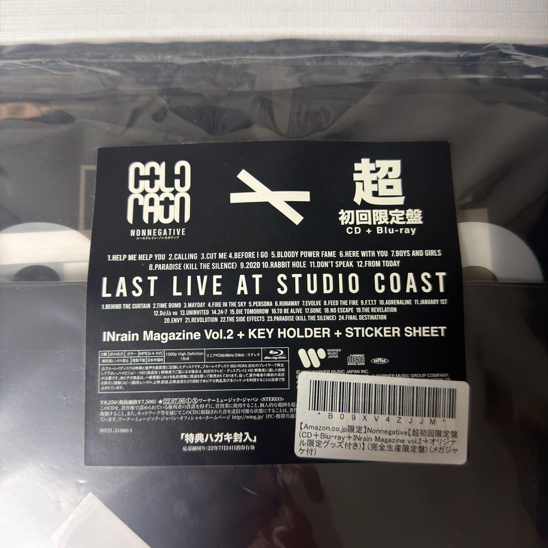 新品同様Nonnegative超初回限定盤メガジャケ付直筆サインcoldrain